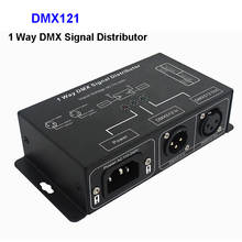 DMX121-Divisor de amplificador LED DMX512, 1 canal, puerto de salida, distribuidor de señal DMX, AC100V-240V, repetidor de señal DMX 2024 - compra barato