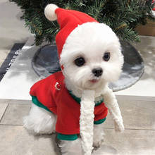 Autumn and Winter Pet Christmas Clothes Dog Lovers Sweater Teddy Pullover Two-legged Cat and Puppy Warm Clothes 2024 - buy cheap