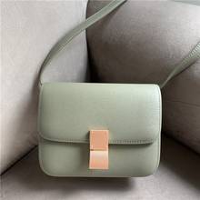 Bags for Women 2020 new Tofu Bag Leather  Female Bag New Messenger  Small Square Bag Luxury Handbags Women Bags Designer 2024 - buy cheap