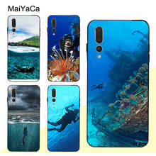 MaiYaCa Scuba Diver Underwater Diving Cave Case For Huawei P30 Pro P40 P10 P20 Lite Mate 20 30 10 Lite P Smart 2019 Z Coque 2024 - buy cheap