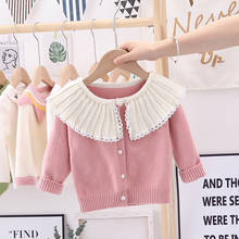 Spring Autumn Knitted Cardigan Sweater Children Clothing Girls Sweaters Kids Wear baby clothes 2-6Y 2024 - buy cheap