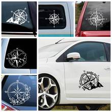 NEW Compass Vinyl Wrap Waterproof Self-Adhesive Removable Car Sticker Scratch Cover Decal Auto Decoration 2024 - buy cheap