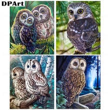 Diamond Painting Full Square/Round Drill Animal Owl 5D Daimond Embroidery Cross Stitch Kit Mosaic Rhinestone Picture Decor A029 2024 - buy cheap