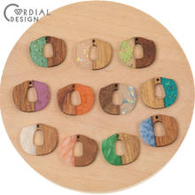 Cordial Design 50Pcs 25*28MM Earrings Accessories/Hand Made/DIY Making/Natural Wood & Resin/Jewelry Findings & Components/Charms 2024 - buy cheap