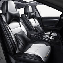 Black Leather Car seat covers For opel insignia corsa d astra j vectra c zafira b vivaro mokka meriva a accessories 2024 - buy cheap