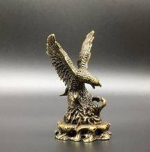 Estatua de cobre China, exquisita estatua pequeña de águila y serpientes de latón #2 2024 - compra barato