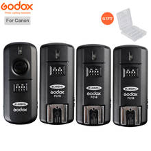 Godox FC-16 16 Channels 2.4G Wireless Remote Flash Trigger Studio Strobe  With 3 Receiver for Canon DSLR for Pentax cs-205 2024 - buy cheap