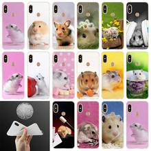 Hamster macio caso capa para xiaomi redmi note 8 7 6 5 pro 8a 7 6pro 6a s2 5a 4a 5plus y3 coque funda etui telefone capinhas 2024 - compre barato