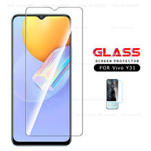 2-in-1 for vivo y31 protective glass for vivo y 31 y31 31y 6.58‘’ screen protector on vivoy31 safety tempered glass film 2024 - buy cheap