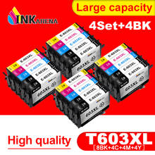 Cartucho de tinta para impresora Epson 603XL E-603 T603, Compatible con impresora Epson 603 XL, XP-4100, XP-4105, WorkForce 2810DWF 2850DWF 2835DWF 2024 - compra barato