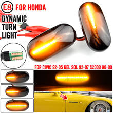 2PCS Led Dynamic Side Marker Turn Signal Light Sequential Blinker For HONDA Prelude CRX S2000 Integra Fit Del Sol Acura Civic 2024 - buy cheap