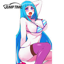 JumpTime 13cm x 7.3cm Sexy Car Sticker ME!ME!ME! Anime Girl Beauty Meme Vinyl Decal Waterproof Rear Windshield Car Styling 2024 - buy cheap