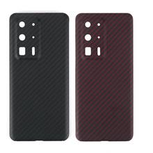 Capa de fibra de carbono para celular, proteção de luxo, para huawei p30 pro, p40 pro plus 2024 - compre barato