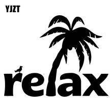 YJZT 16.5X12.9CM Relax Palm Personality Bumper Decoration Decal Creative Car Sticker C25-0360 2024 - buy cheap