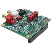 Плата расширения звука ЦАП для Raspberry Pi, аудиомодуль PCM5122 HIFI для Raspberry Pi 4B/3B + 2024 - купить недорого
