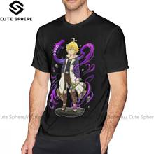 Camiseta de algodón para hombres, camisa de manga corta con estampado de los Seven Deadly Sins, de moda 2024 - compra barato