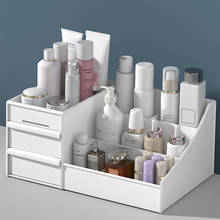 Makeup Organizer for Cosmetic Large Capacity Cosmetic Storage Box Organizer Desktop Jewelry Nail Polish Makeup Drawer Container 2024 - купить недорого