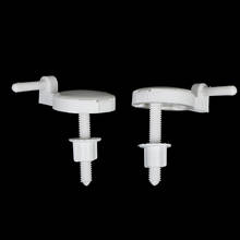 2pcs Plastic Toilet Seat Screws Fixings Fit Toilet Seats Hinges Repair Tools  Mounting Screws Household Gadgets PP Board 2024 - buy cheap