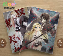 Anime Angels of Death figura estudiante papel de escritura cuaderno delicado protección ocular Bloc de notas diario Memo regalo 2024 - compra barato