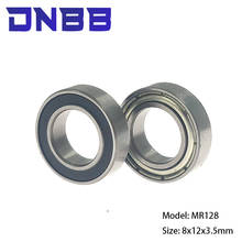 DNBB подшипники 10 шт. ABEC-1 MR128 10 шт. ABEC-3 MR128 10 шт. ABEC-5 MR128 8x12x3,5 миниатюрный шариковый подшипник 2024 - купить недорого