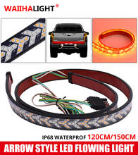 Car Brake Light Led Strip Flexible Auto Tailgate LED Strip Light Red Yellow Rear Tail Warning Signal Lamp For Ford Pickup Truck 2024 - buy cheap