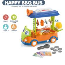 Juguetes de cocina Oyuncak para niños, Mini carrito de helado de caramelo, casa, coche, juguete giratorio para niña de 2 a 10 años 2024 - compra barato