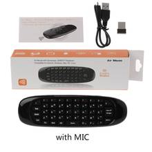 C120 Fly Air Mouse With Voice Search Mic 2.4G Mini Wireless Keyboard for PC TV  2024 - buy cheap