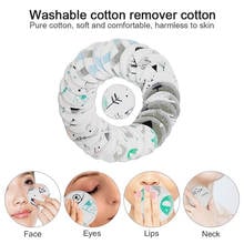 12Pcs Cartoon Reusable Cotton Pad Make up Facial Remover Double layer Wipe Pads Nail Art Cleaning Pads Washable with Laundry Bag 2024 - buy cheap