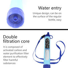 Miniwell система фильтрации воды с емкостью фильтрации 2000 литров для спорта на открытом воздухе кемпинга экстренный инструмент для выживания 2024 - купить недорого