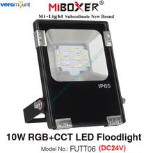MiBoxer FUTT06 DC24V 10W RGB+CCT LED Floodlight IP65 Waterproof Outdoor Lighting 2.4G RF Remote WiFi APP Alexa Voice Control 2024 - buy cheap