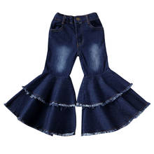 Fashion Toddler Girls Flare Jeans Pant Baby Kid Children Girl Clothes Bot Cut Jeans Pants Trousers Bottoms 2024 - buy cheap