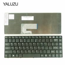 Yalumzu teclado para laptop, teclado inglês, para msi cr400, x350, ex465, cx420, cr420, x370, cr460, eua 2024 - compre barato