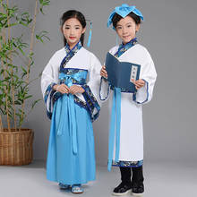 Traje Tang tradicional chino Hanfu para niñas, trajes de baile, Kimono nacional de princesa 2024 - compra barato