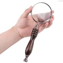 Handheld Magnifier,  Antique Handle Magnifier 10X Reading Magnifying Glass Loupe Magnifier for Reading Book, Inspection, Coins, 2024 - buy cheap