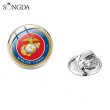 United States Marine Corps Professional Collar Pins Badge Classic US Department Commemorative Stainless Steel Pin Brooch 2024 - buy cheap
