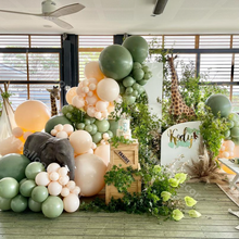 DIY Balloons Garland Arch Kit Sage Retro Green Wedding Decoration Doubled Blush Nude Color Balloon DIY Forest Party Decorations 2024 - buy cheap