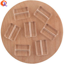 Cordial Design 18x24mm 180Pcs Acrylic Beads/Hand Made/Jewelry Accessories/Rectangle Shape/DIY Making/Clear Beads For Earrings 2024 - buy cheap
