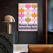 Amsterdam Flower Market Poster Printable Wall Art Print | Amsterdam Print  | Illustration Modern Art Print Home Decoration 2024 - buy cheap
