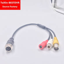 Lebanese truck surveillance video cable Aviation head male to BNC RCA audio and video power cable 2024 - buy cheap