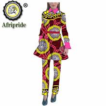 África estilo cinto ternos para mulheres blazers jaquetas duas peças conjunto topo e calças dashiki africano roupas femininas s1826009 2024 - compre barato