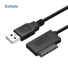 USB адаптер для ПК 6P 7P CD DVD Rom SATA на USB 2,0 конвертер slim Sata 13 Pin SATA кабель привода для ПК ноутбука 2024 - купить недорого