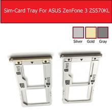 Sim Card Tray Holder For ASUS ZenFone 3 Deluxe ZS570KL Sim Tray Micro SD Card Holder Slot Parts Sim Card Adapter Repalcement 2024 - buy cheap
