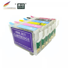 (RCE851-856) refillable refill ink cartridge for Epson T0851 T0852 T0853 T0854 T0856 Stylus Photo 1390 BKCMYLCLM with ARC chip 2022 - buy cheap