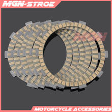 Clutch Friction Plates Disc Set 6Pcs For Steed 400 STEED 600 BROS400 XL250 XR250 XR350 XLR250 BAJA250 CBR400 NC29 NSR250 P3 P4 2024 - buy cheap