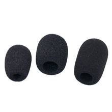 10PCS Microphone Windscreen Sponge Cover Headset Mic Foam Cover Protective Cap for Gooseneck Meeting Mic 2024 - buy cheap