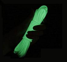 Outdoor 100FT Glow In The Dark Luminous Paracord Cord Lanyard Rope 9 Strands Cores Outdoor Survival Wholesale 2024 - buy cheap