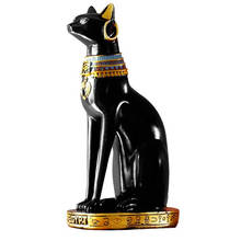 Creative Ancient Egypt Cats God Art Sculpture Egyptians Bast Figurine Resin Crafts Decorations For Home Birthday Gift 2024 - buy cheap