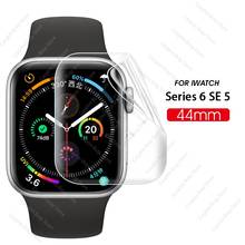 Protector de pantalla para Apple Watch Series 6 5 SE, 44mm, 40mm, película protectora suave para i watch 6 SE 2024 - compra barato
