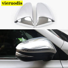 Fit For Toyota RAV4 RAV 4 2013 2014 2015 ABS Chrome Side Door Rearview Mirror Cover Trims Cap Rear View Mirrors Cover Decoration 2024 - buy cheap