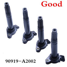 CAPQX 4PCS IGNITION COIL 90919-A2002 90919-A2004 For ES330 RX350 GS450H 3.5 Avalon Camry Sienna Venza 2006 2007 2008 2009 2024 - buy cheap